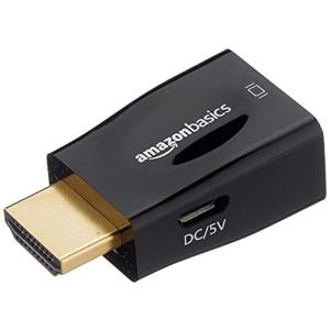 Amazonベーシック コンパクトアダプター 金メッキHDMI  -VGA