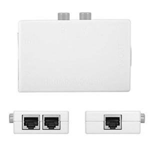 Cblecc UTP STP 2イン1出力 2ポート RJ45 LAN CAT ネットワークスイッチ セレクター 内部外部ネットワークスイッチャー スの商品画像