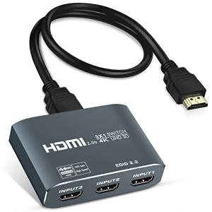 avedio links 4K 60Hz HDMI 切り替え器 3入力1出力 HDMI2.0b