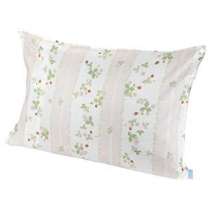 西川 (Nishikawa) 枕カバー 70X50cm ウェッジウッド ワイルドストロベリー 綿100% 日本製 ピンク PJ27355679Pの商品画像