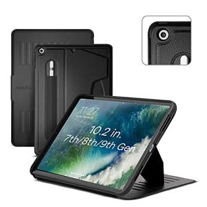 ZUGU iPad 第9/8/7世代 ケース (2021， 2020， 2019) 10.2インチ 極薄 落下衝撃保護 ８段階 スタンド 機能の商品画像