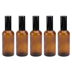 Frcolor スプレーボトル 遮光スプレー容器 100ml 霧吹き 香水 アロマ 詰め替え ガラス製 茶色 小分け トラベルボトル 多機能 空容器