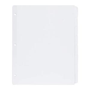 Amazonベーシック インデックス 8山 紙製 バインダー仕切 12セット