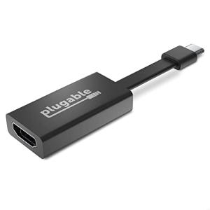 Plugable USB-C - HDMI 変換アダプター 4K30Hz， Thunderbolt 3 対応システム、MacBook Pro、Windの商品画像