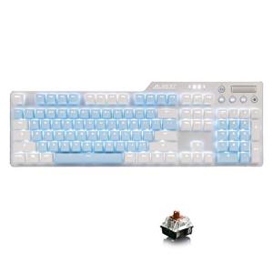 Ajazz AK35i メカニカルキーボード 有線 ゲーミングキーボード 白い