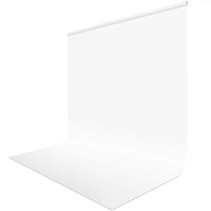 FotoFoto 白布 背景布 2m x 3m 撮影用 背景 白 厚地 不透明 白い布 シワが出来やすくない バックグラウンド 反射面と無反射面がありの商品画像