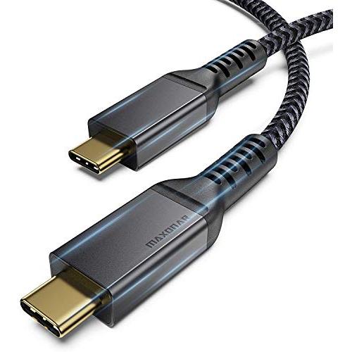 Thunderbolt 3 ケーブル 2m 40Gbps 5K@60Hz USB Type C サン...