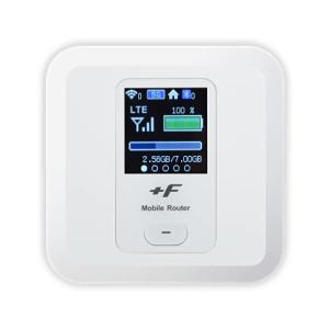 富士ソフト +F FS030W （シャインホワイト） モバイルWi-Fiルーター