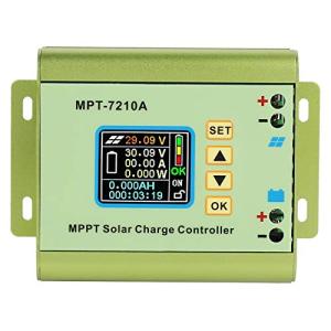 MPT-7210A ソーラーチャージャーコントローラー LCD 充電コントローラー MPPTチャージコントローラー アルミニウム合金 リチウム電池用