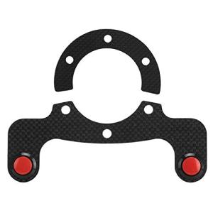 ステアリングホイール用ホーンボタンカーボンファイバー外部ホーンボタンキットステアリングホイールOMP/Nardi/Sparco6ボルトステアリングの商品画像