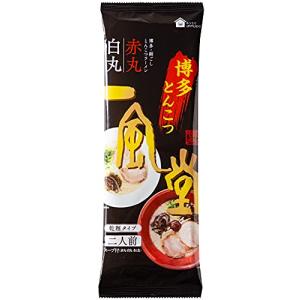 【一風堂】 博多絹ごしとんこつラーメン白丸赤丸 (2人前乾麺タイプ) おうちで手軽に一風堂のとんこつラーメンを おうちでIPPUDO 豚骨ラーメンの商品画像