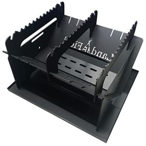 LandField ランドフィールド 焚き火台 灰受け皿付き 収納バッグ付き 頑丈 キャンプ アウトドア LF-BS010の商品画像