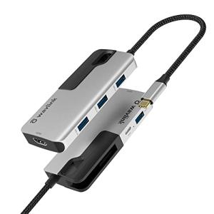 WAVLINK USB-C 6-in-1 ドッキングステーション PowerDelivery/87W出力 HDMI/4K＠30Hz 4つのUSB3.0｜0312