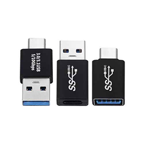 BOOBRIE タイプCUSB変換アダプターセットType-Cメス⇔USB-A3.0オス⇔Type-...