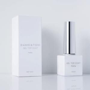 DANNI＆TONI マットトップ ジェル つや消しノンワイプトップコート マットジェルネイル ポリッシュジェル拭き取り不要 UV/LED対応 塗りやの商品画像