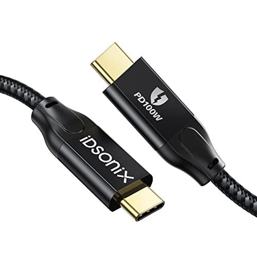 USB Type-C ケーブル0.5m iDsonix100W PD急速充電 USB3.2 Gen2...
