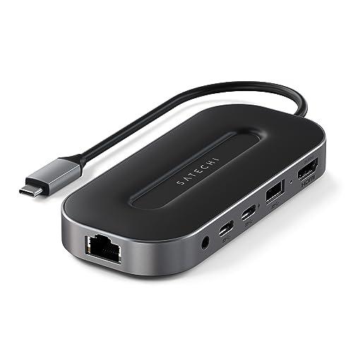 Satechi USB4 マルチハブ 6-in-1 イーサネット 2.5G， USB-C PD 充電...