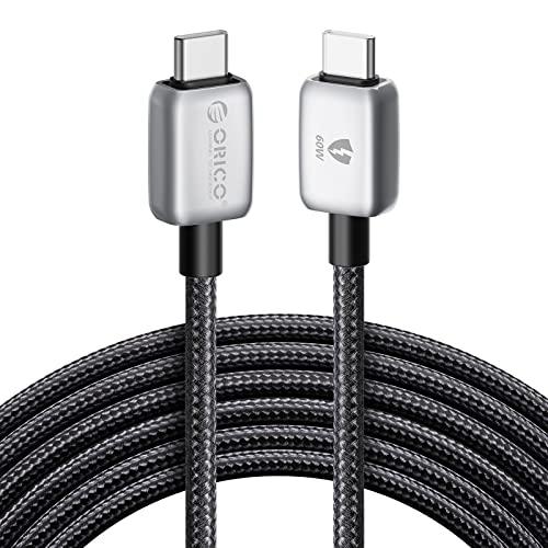 ORICO USB C ケーブル 60W USB Type C ケーブル ナイロン USB-C US...