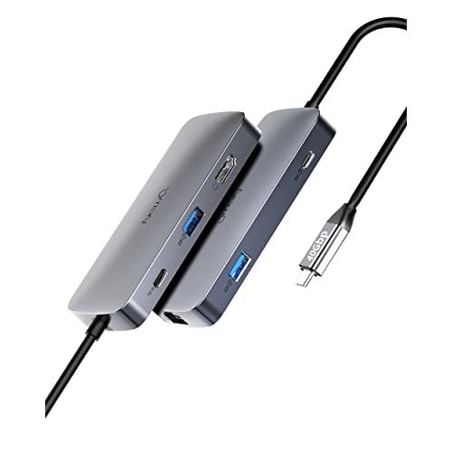 USB4 Hub 8K HDMI: NewQ USB 4.0 Hub 40Gbps伝送、Thunde...