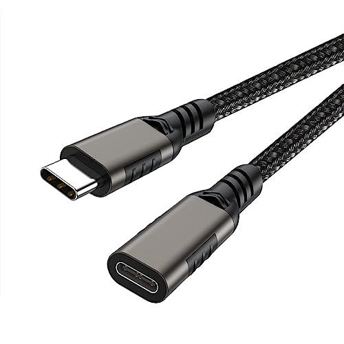 USB type C 延長ケーブル 1m LpoieJun USB 3.1 Gen2(10Gbps)...