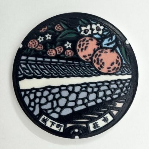 3Dクラフト マンホールグッズ collection マグネット MHD-012:山口県萩市