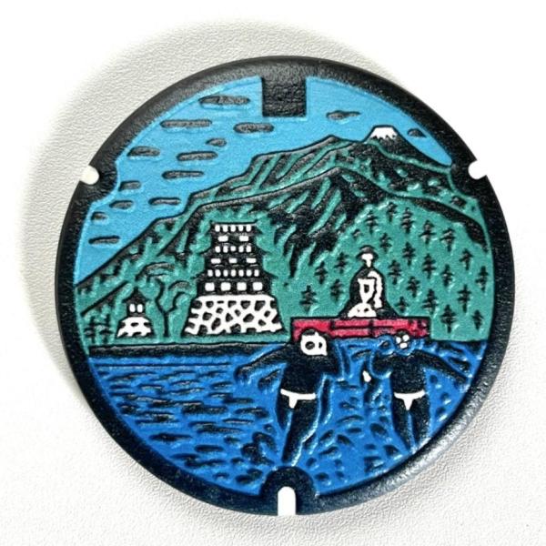 3Dクラフト マンホールグッズ collection マグネット MHD-023:神奈川県小田原市Ｂ