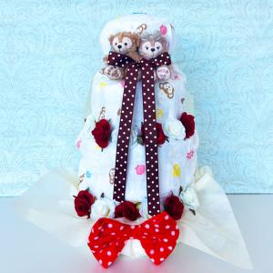 おむつケーキ 男の子、女の子 出産祝い ダッフ...の詳細画像1