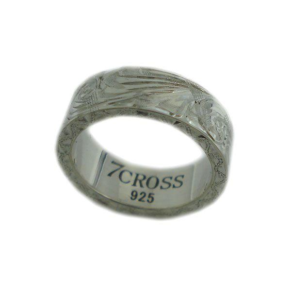 リング シルバー リング 指輪 7CROSS セブン クロス セブン クロス エングレーブ 11号