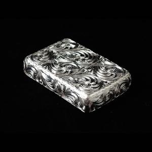 7CROSS zippo カスタムジッポー(ハンドメイド６面手彫り) 銀製（スターリングシルバー 925）｜06xy