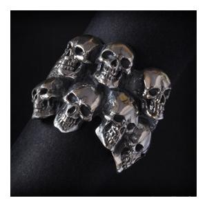 CRAZY PIG（クレイジーピッグ） 7~26号 ラージ エビル スカル リング