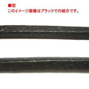 本革 革ひも 革紐 レザー 四角型 太さ約3....の詳細画像1