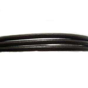 皮ひも(革ひも)太1.2mm/ブラック(細タイプ)