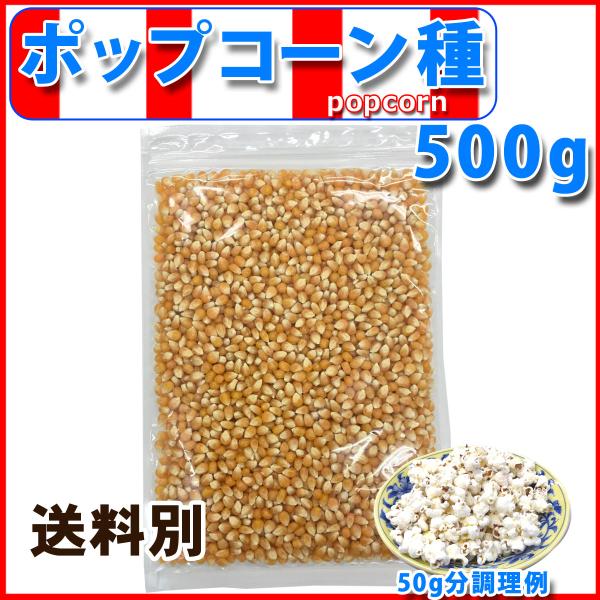 ポップコーン 豆 500g 爆裂種 バタフライタイプ 送料別