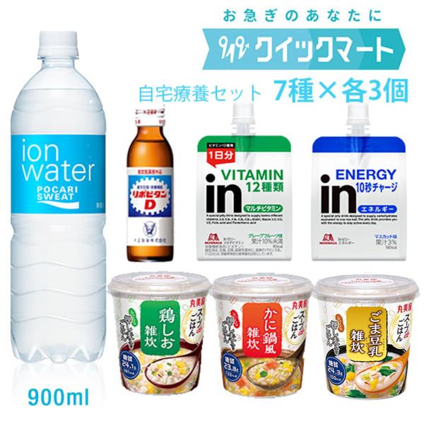 【自宅療養セット(約３日分）】看病 お見舞い 熱 風邪 インフル コロナ ご飯  雑炊 ゼリー 栄養...