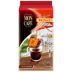 片岡物産 モンカフェ ドリップコーヒー モカブレンド 10袋入×6箱 片岡物産 モンカフェ ドリップコーヒー モカブレンド 10袋入×6箱