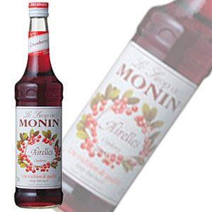 MONIN モナン クランベリー シロップ 700ml 6本セット モナン MONIN フレーバーシロップ クランベリー・シロップ 700ml×6本入