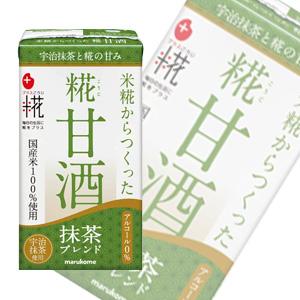 マルコメ プラス糀 糀甘酒LL 抹茶ブレンド 125ml×18本入×2ケース：合計36本 ／飲料