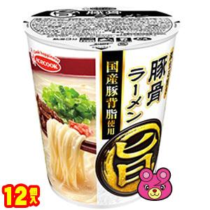 エースコック まる旨 豚骨ラーメン 58g×12個 ／食品