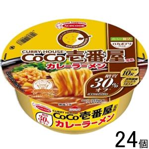 エースコック ロカボデリPLUS CoCo壱番屋監修カレーラーメン 糖質オフ 72g×12個入×2ケ...