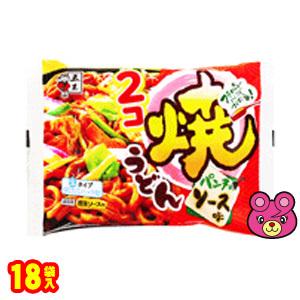 五木食品 2コ焼うどん ソース味 406g×18袋入 焼きうどん ／食品