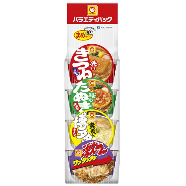 東洋水産 マルちゃん まめバラエティパック 西 4食×6個入 ／食品