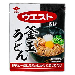 ニビシ醤油 ウエスト監修釜玉うどん 15g×3食分×12袋入 ／食品 : オー