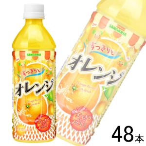 サンガリア すっきりとオレンジ PET 500ml×24本×2ケース：合計48本