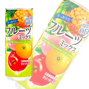 サンガリア すっきりとフルーツミックス 缶 240g×30本入 ／飲料｜09shop