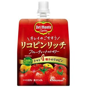 キッコーマン デルモンテ リコピンリッチ フルーティートマトゼリー 160g×30個入 ／飲料