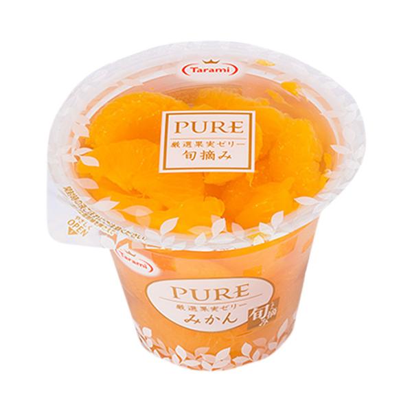 長崎発 たらみ PURE シリーズ みかん 270g×6個入×3ケース：合計18個 ゼリー ／食品