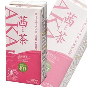 遠藤製餡 オーガニック 茜茶 紙パック 1000ml×6本入 1L ／飲料