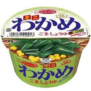 エースコック ミニわかめラーメン ごま・しょうゆ 38g×12個 ／食品