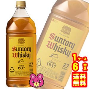 SUNTORY 6本セット/ サントリー ウイスキー 角瓶 PET 2700ml×6 SUNTORY 6本セット/ サントリー ウイスキー 角瓶 PET 2700ml×6