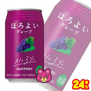 サントリー ほろよい グレープ 缶 350ml×24本入 ぶどう ／お酒｜09shop